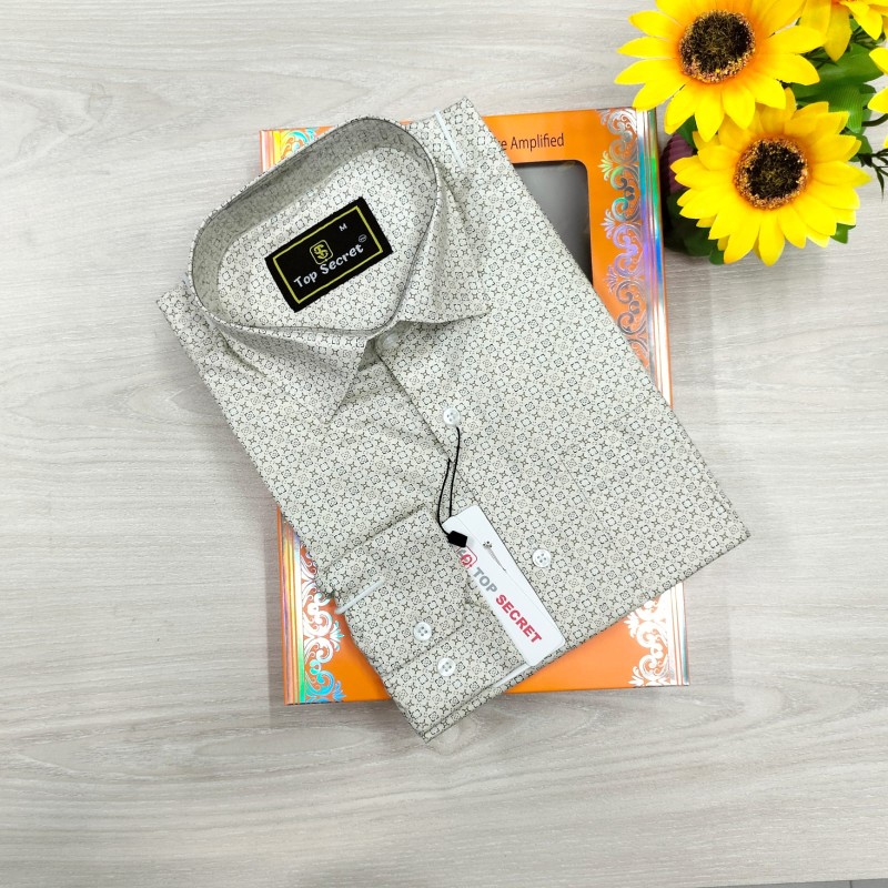 Cotton Print Full Sleeve Shirt- 003